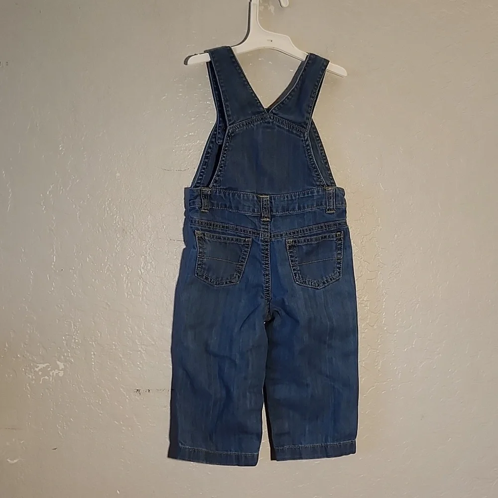 CARTERS 18M Jean Overalls Snap Button Legs